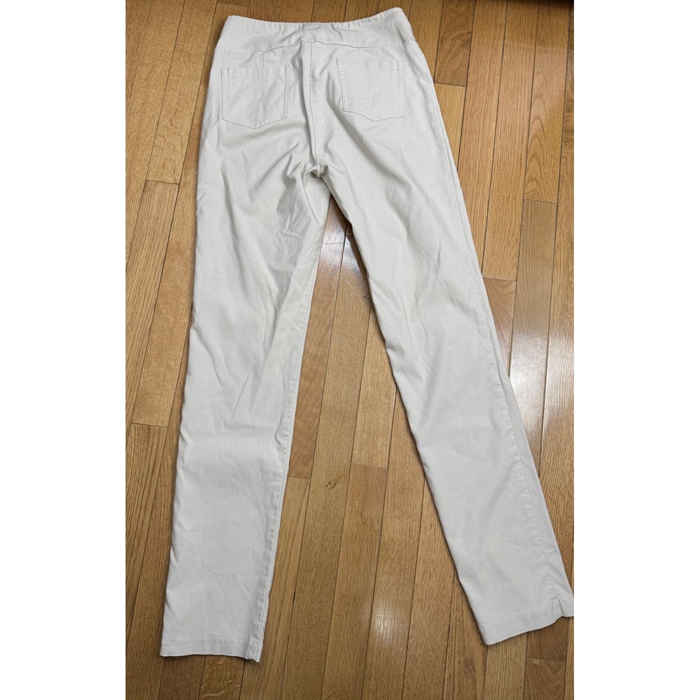 J.McLaughlin Masie Slim Tapered Leg Elastic Waist Pull-On Pant Sand Beige Size 2 - Picture 6 of 7